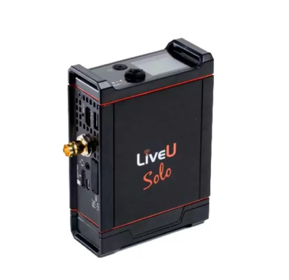 業務用ライブ配信機器「LiveU Solo」の写真